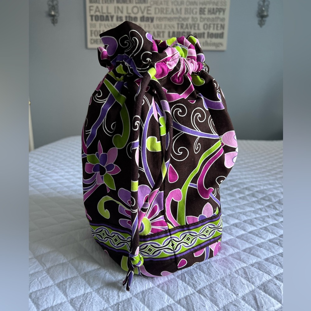 Vera Bradley Purple Punch Ditty Bag